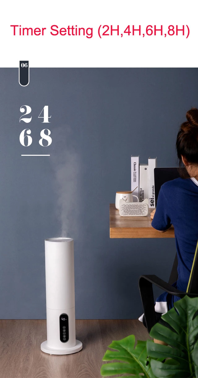 UV Sterilize Large Humidifiers for Bedroom,  Top Fill air Humidifiers Cool Mist Quiet Floor  ultrasonic sterilize humidifier