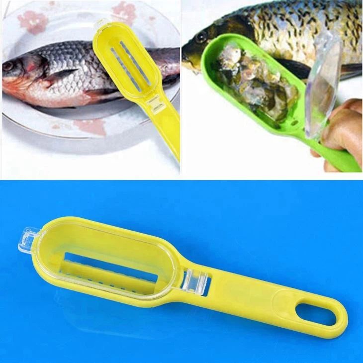 Fish Scaler Scraper Remove Plastic Kitchen Cleaning Tool